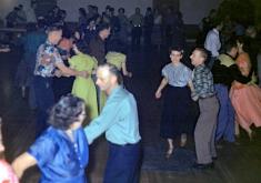 Dancing at Troutdale's old City Hall, c 1952. Photo courtesy of the Troutdale Historical Society.